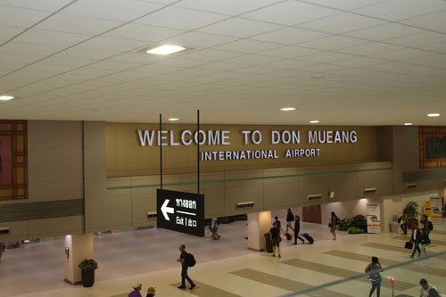 Ankunftshalle Bangkok Don Mueang