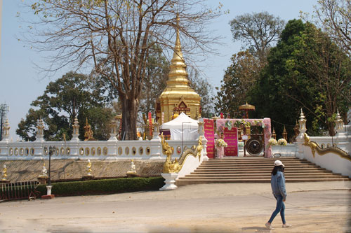 Chedi vom Wat Phra That Doi Wao in Mae Sai 