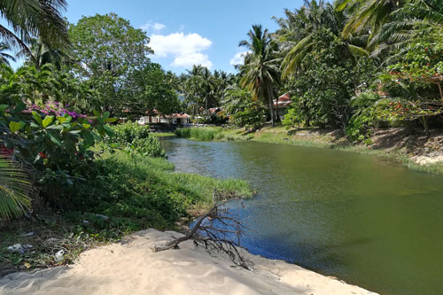 der Fluß Bang Miang in Mae Nam