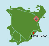 Ko Samui Karte mit Lamai
