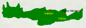 Kreta Karte mit Kritsa