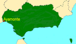 Andalusien Karte