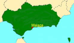 Andalusien Karte