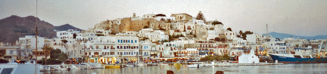 Ausblick auf Naxos Stadt