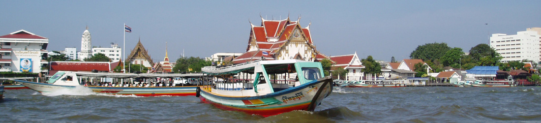 auf dem Menam Chao Phraya